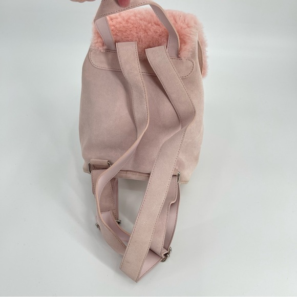 UGG Australia Nordie Light Pink Suede Mini Backpack Purse Cottagecore Coquette - Picture 7 of 15